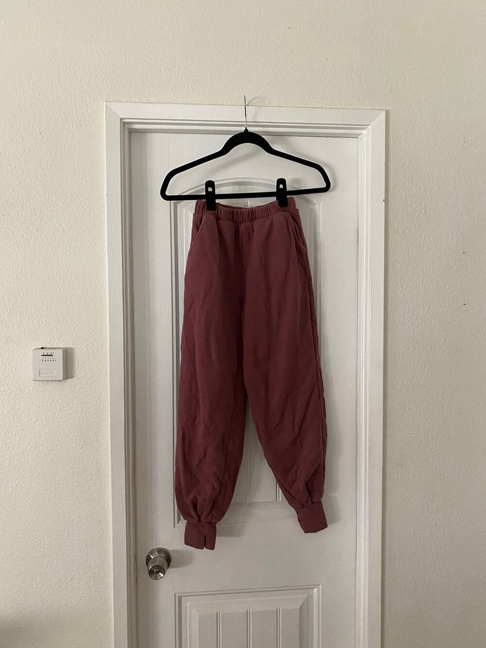 Lovers + Friends Burgundy Jogger Sweatpants Size XS